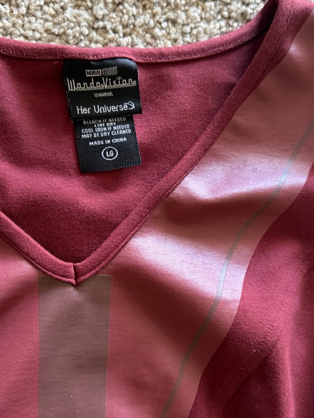 Her Universe Burgundy Tank with Metallic Panel - Picture 2 of 3